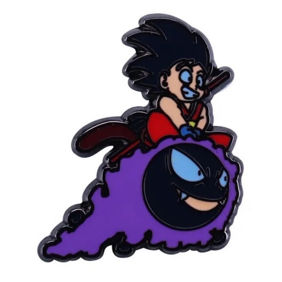 Gastly/Kid Goku Pin - Picture 1 of 3